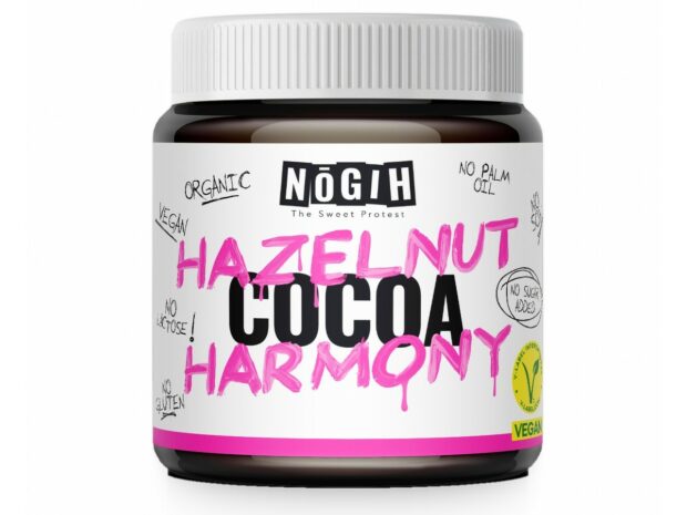 Crema Natural Vegana de Cacao y Avellana, 0% Azúcares Añadidos, con edulcorante · Chocolates Higón