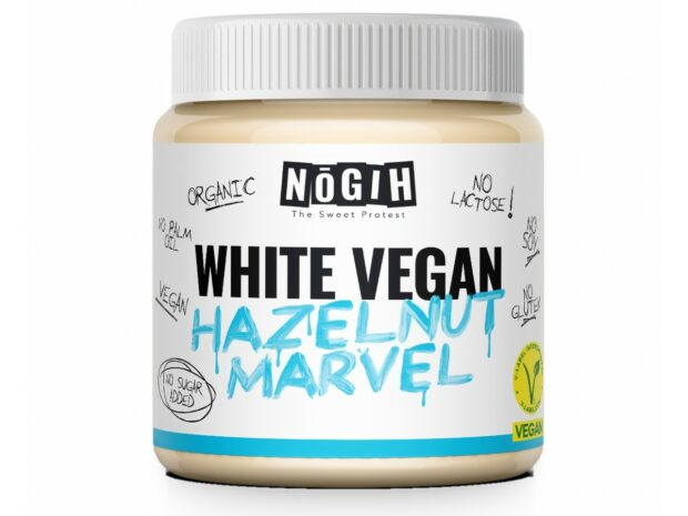 Crema Natural Blanca Vegana de Avellanas, 0% Azúcares Añadidos, con edulcorante · Chocolates Higón